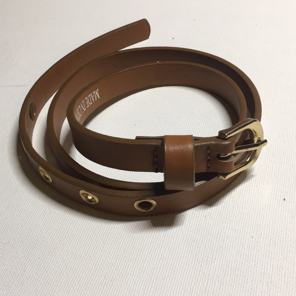 Brown Belt w Gold Buckle  xS/s 60cm